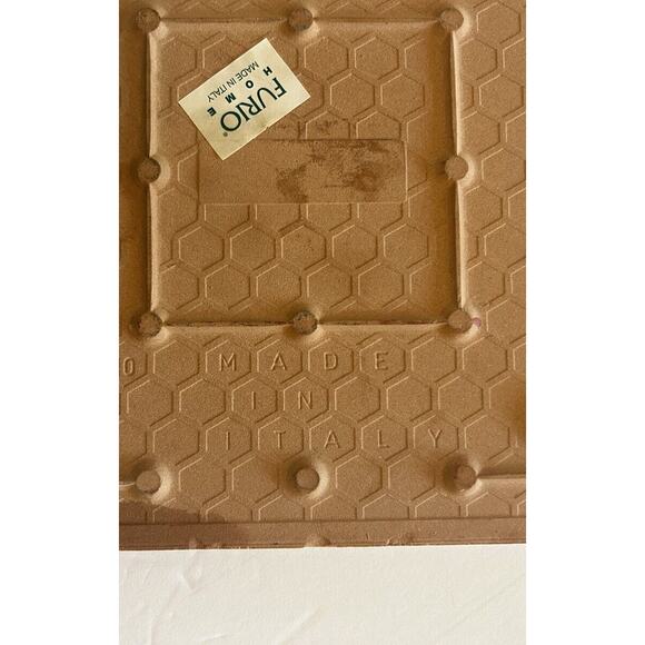 Vtg Furio Home Italian 8” Tile Trivet Yellow Blue Daisy Art Pottery Terra Cotta - Picture 9 of 13